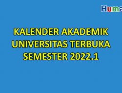 Kalender Akademik UT Universitas Terbuka D4 & S1 Terbaru (Februari 2022)